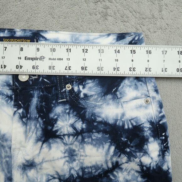 Levi's 524 Jeans Junior's Size 9M Low-Rise Superlow Straight Denim 32" Inseam - Picture 3 of 16